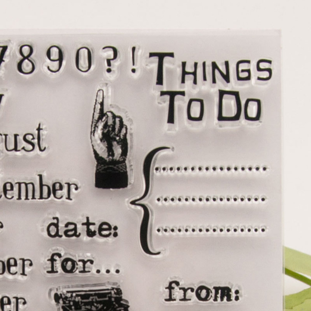 Calendar Date Silicone Stamp C - Photo Acrylic Block review and price