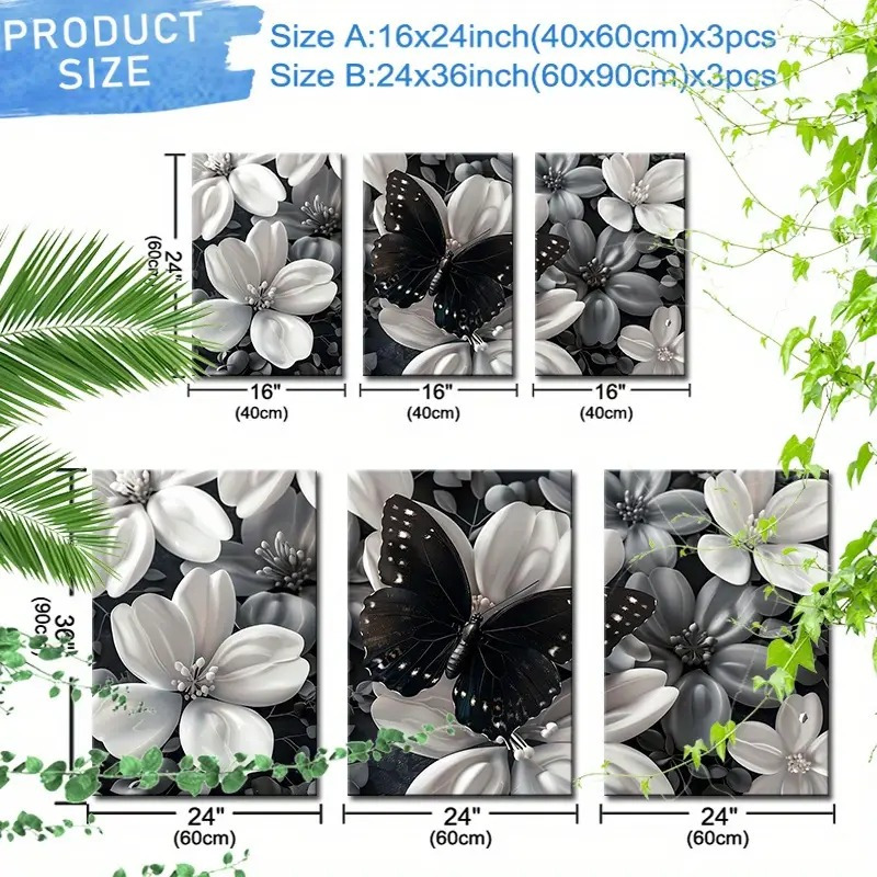 Framed Set of 3 Canvas Wall Ar - Canvas Wrap Ready review and price