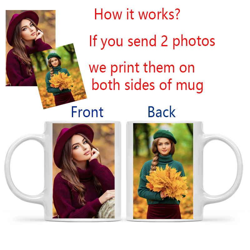 Personalized Your Photo Mug, C - Sublimation Mug White review and price