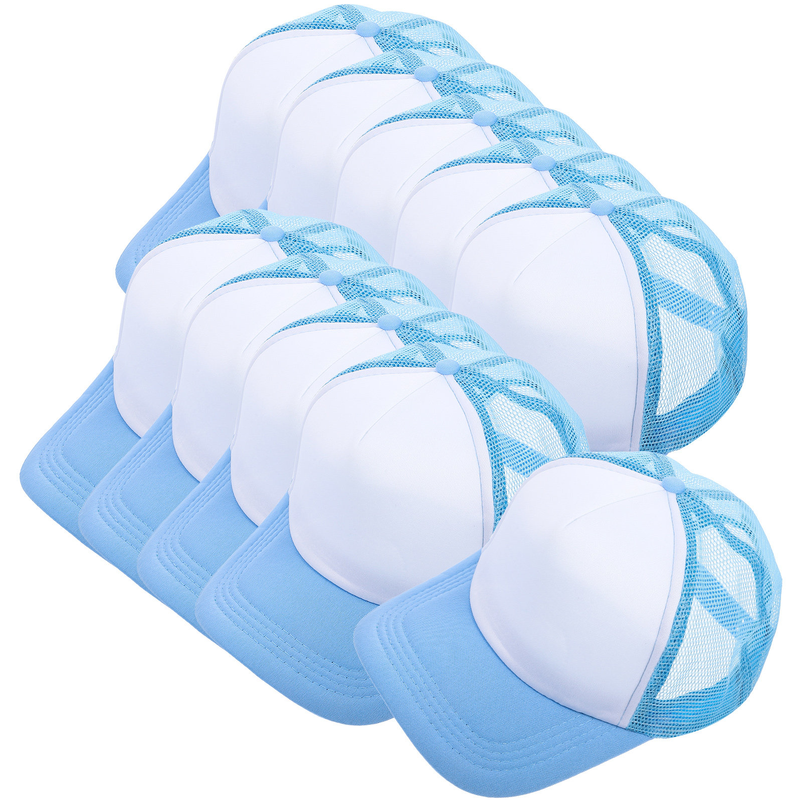 10Pcs Mesh Baseball Hat Blank  - Hat Sublimation Blank review and price