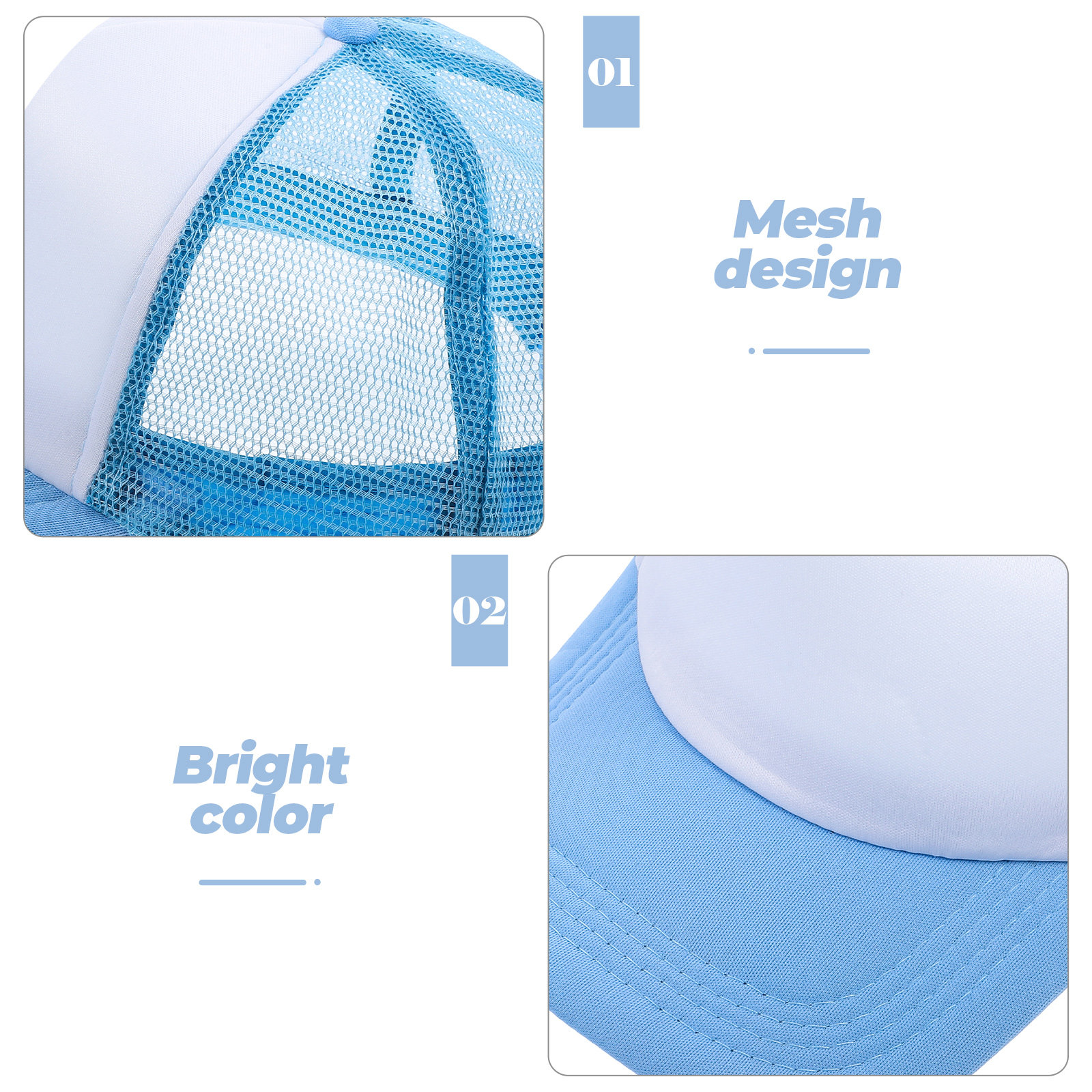 10Pcs Mesh Baseball Hat Blank  - Hat Sublimation Blank review and price