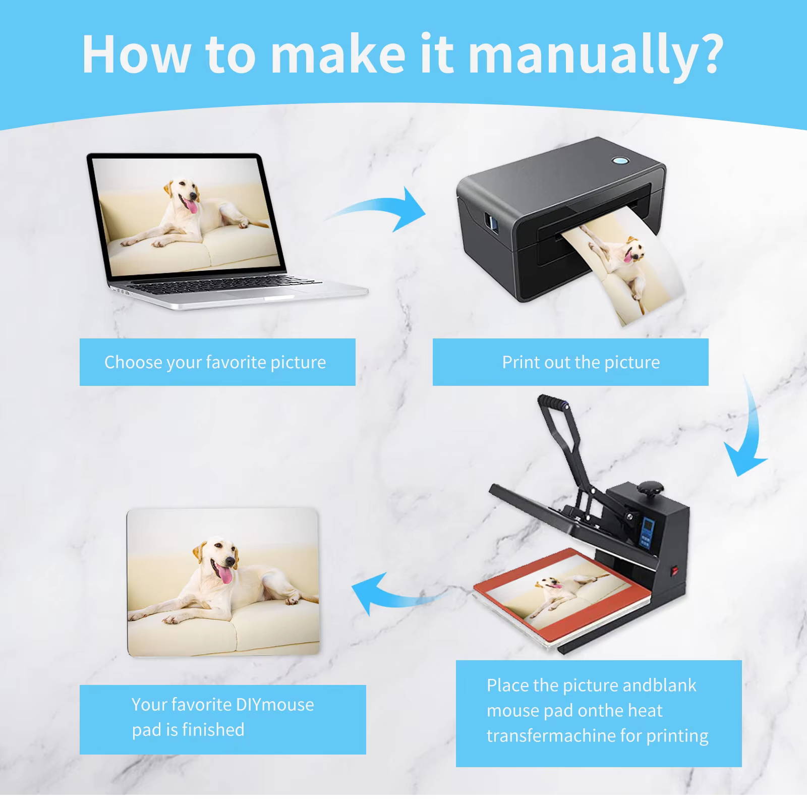 1 Pc Sublimation Mouse Pad Bla - Mouse Pad Blank Sublimation review and price