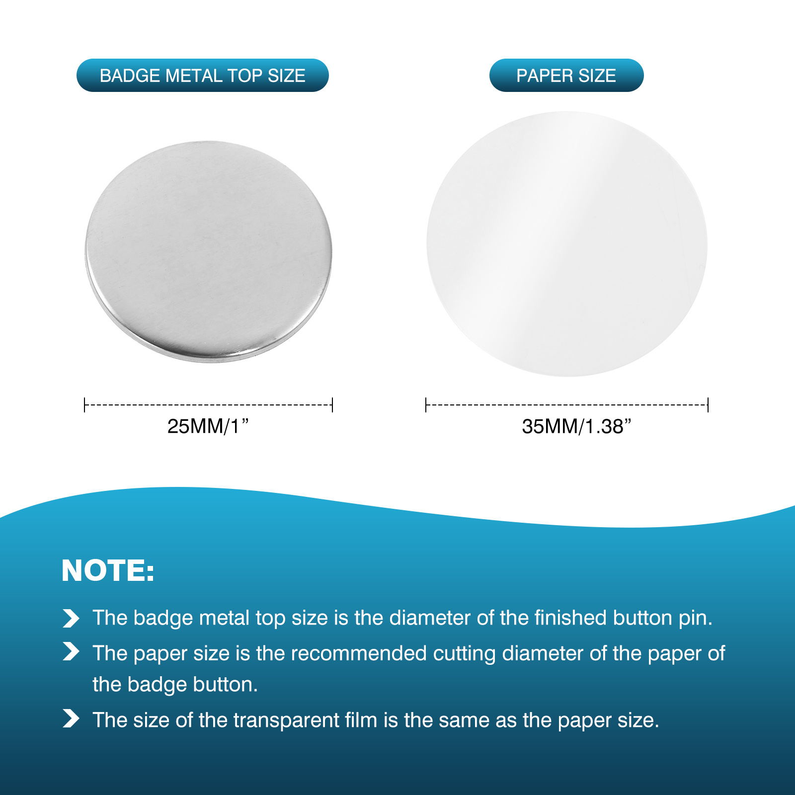 100Pcs Mini DIY Round Mirror M - Button Badge Blank review and price