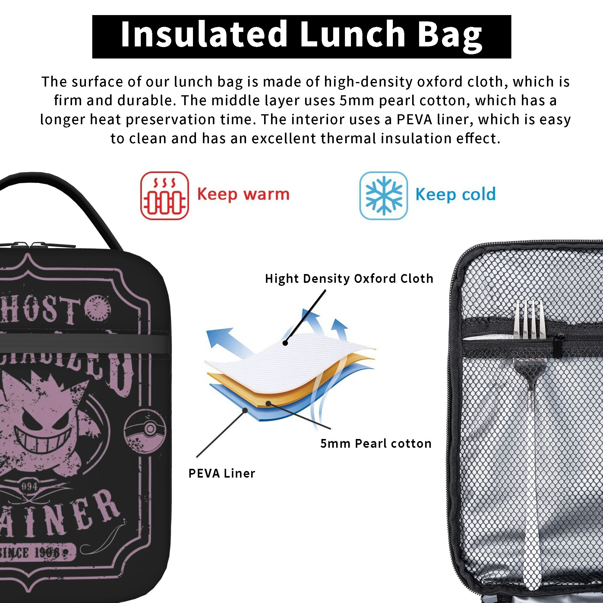 Gengar The Spooky Pokemon Insu - Tote Bag Sublimation review and price