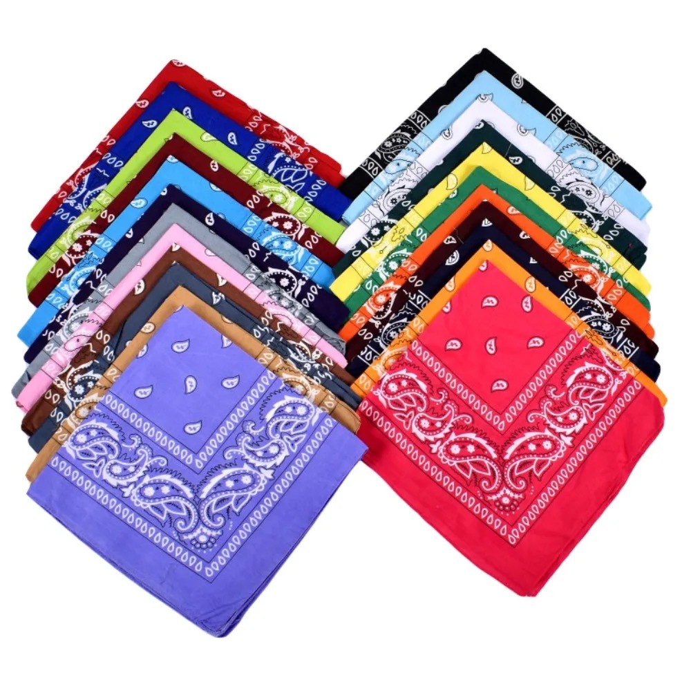 Hip Hop Cowboy Paisley Scarf L - Bandana Blank White review and price
