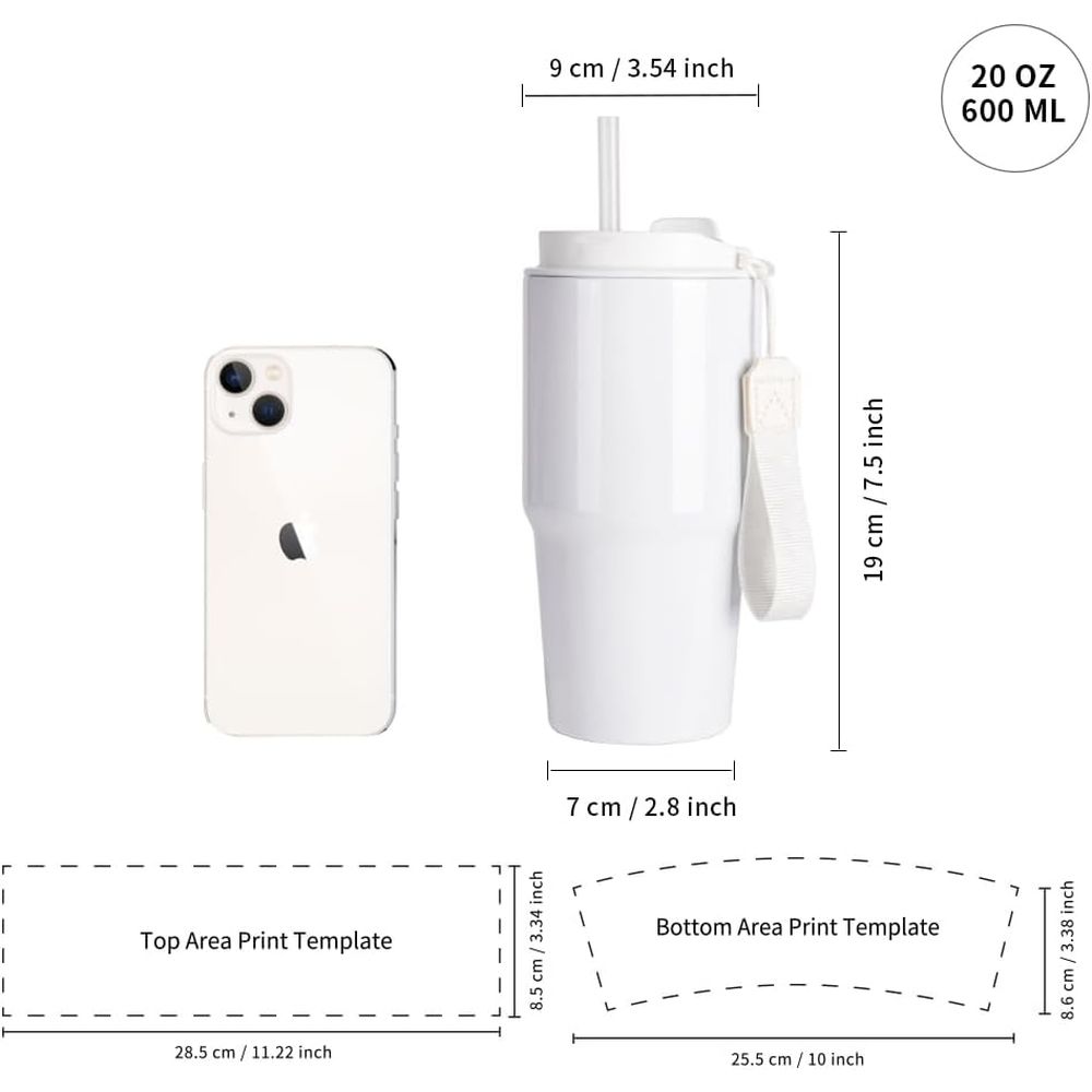 20 oz White Sublimation Tumble - Tumbler 20Oz White review and price