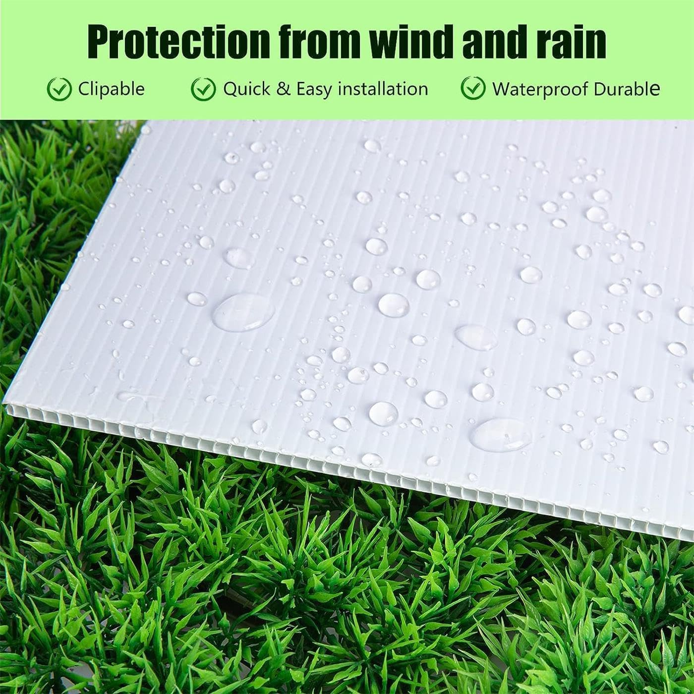 6 Pack 24x18 White Blank Lawn  - Yard Sign Blank review and price