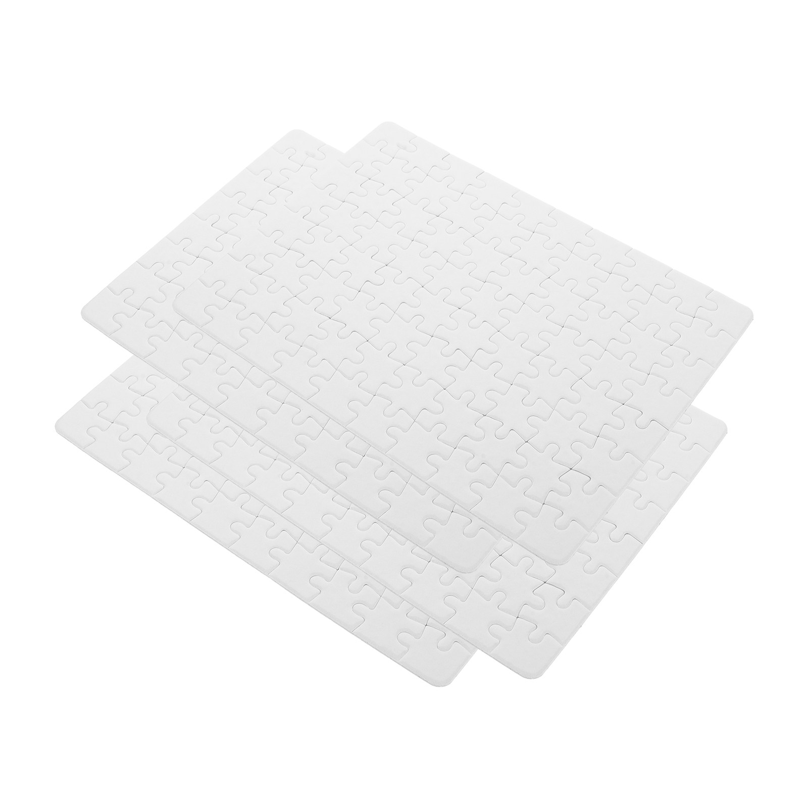 4 Sheets Blank Puzzle Pieces C - Puzzle Blank White review and price