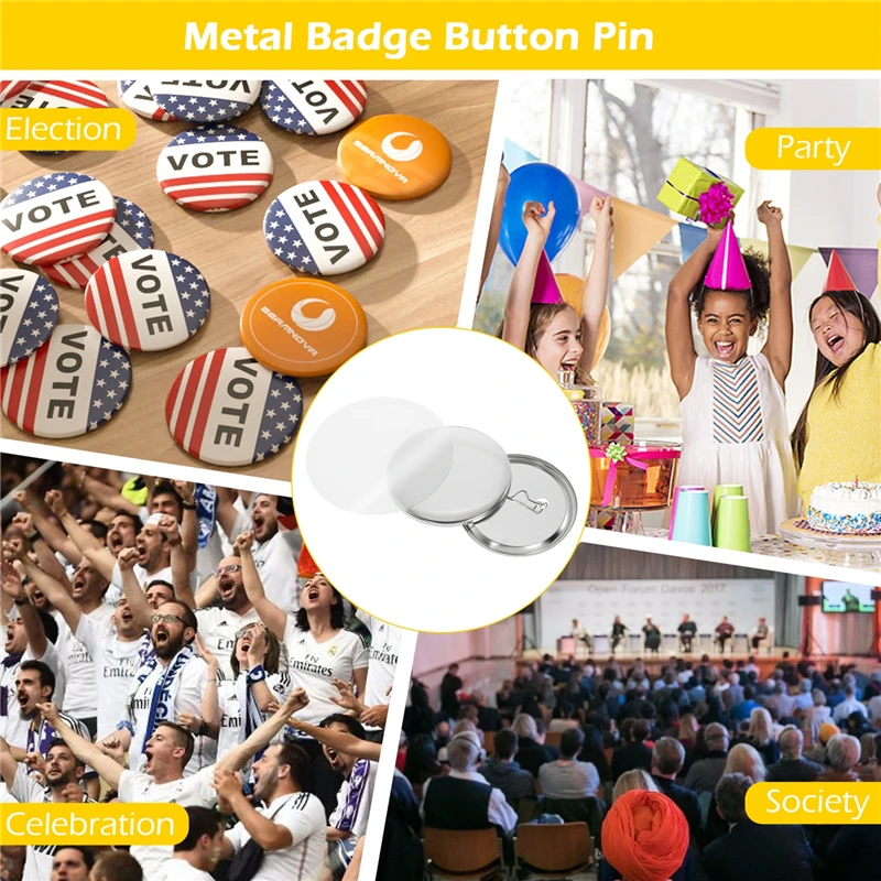100Set Blank Badge Pin Button  - Button Badge Blank review and price