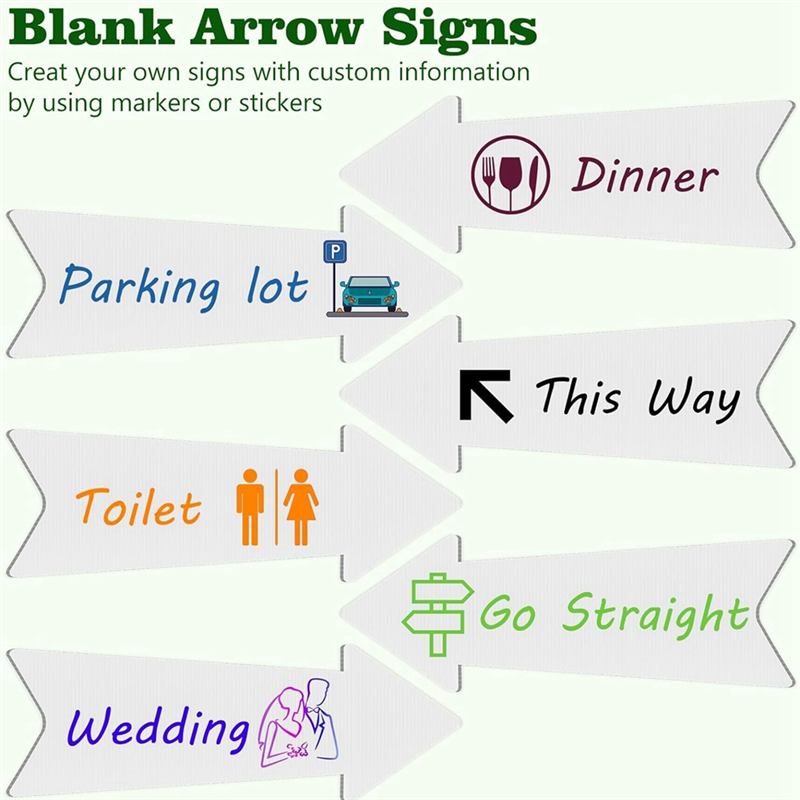 B50C Directional Arrows Signs  - Yard Sign Blank review and price