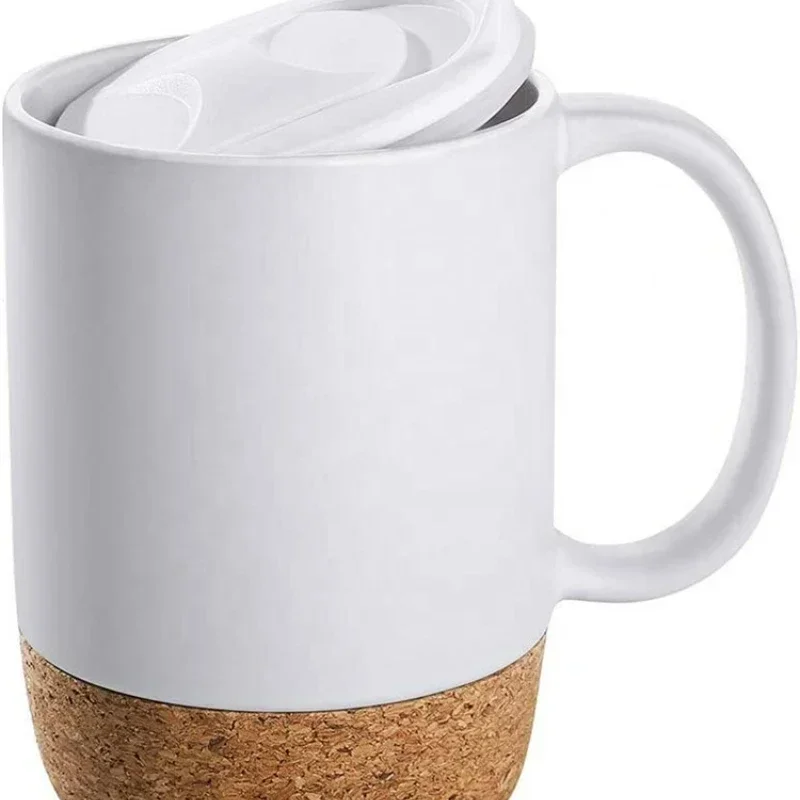 Coffee Mug with Cork Base Bott - Sublimation Mug White review and price