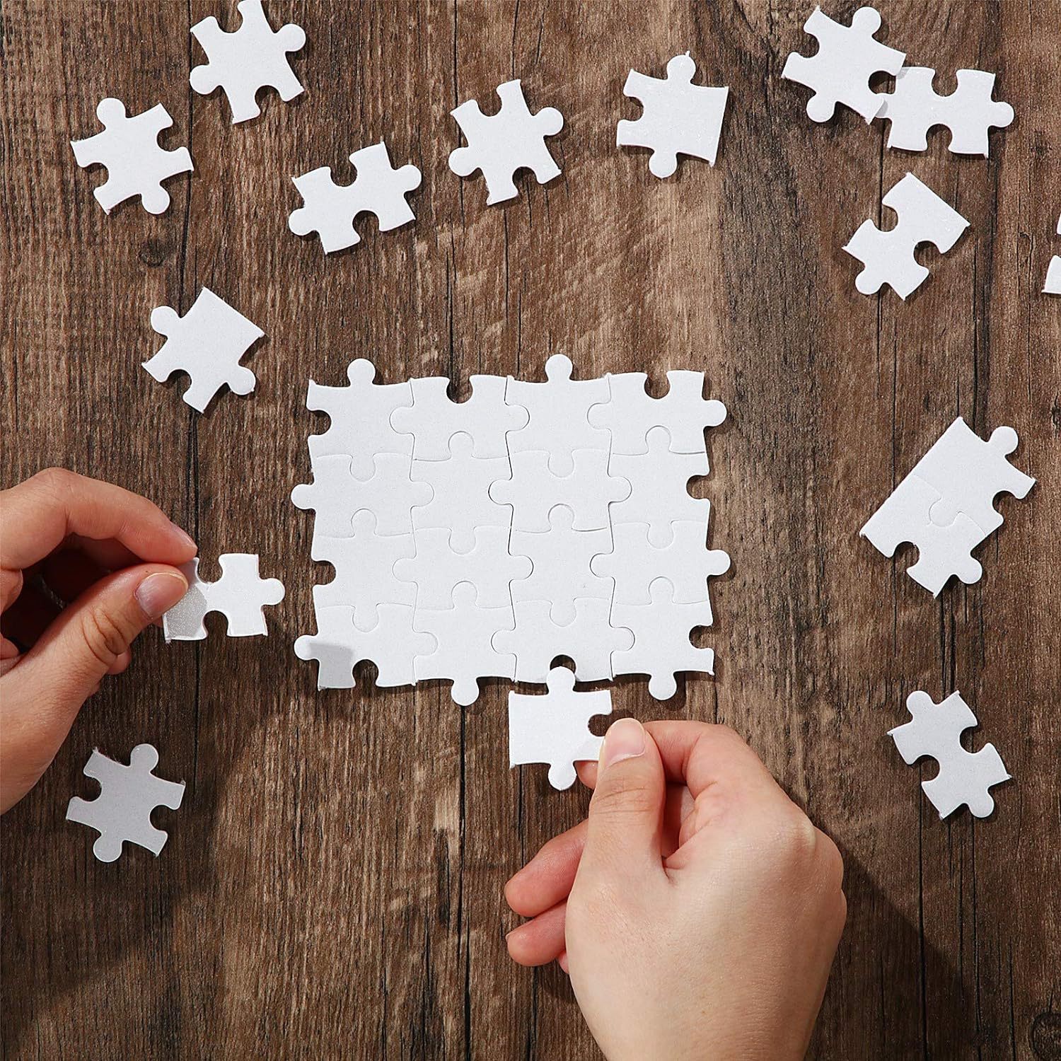 10sheets/lot Printable Jigsaw  - Puzzle Blank White review and price