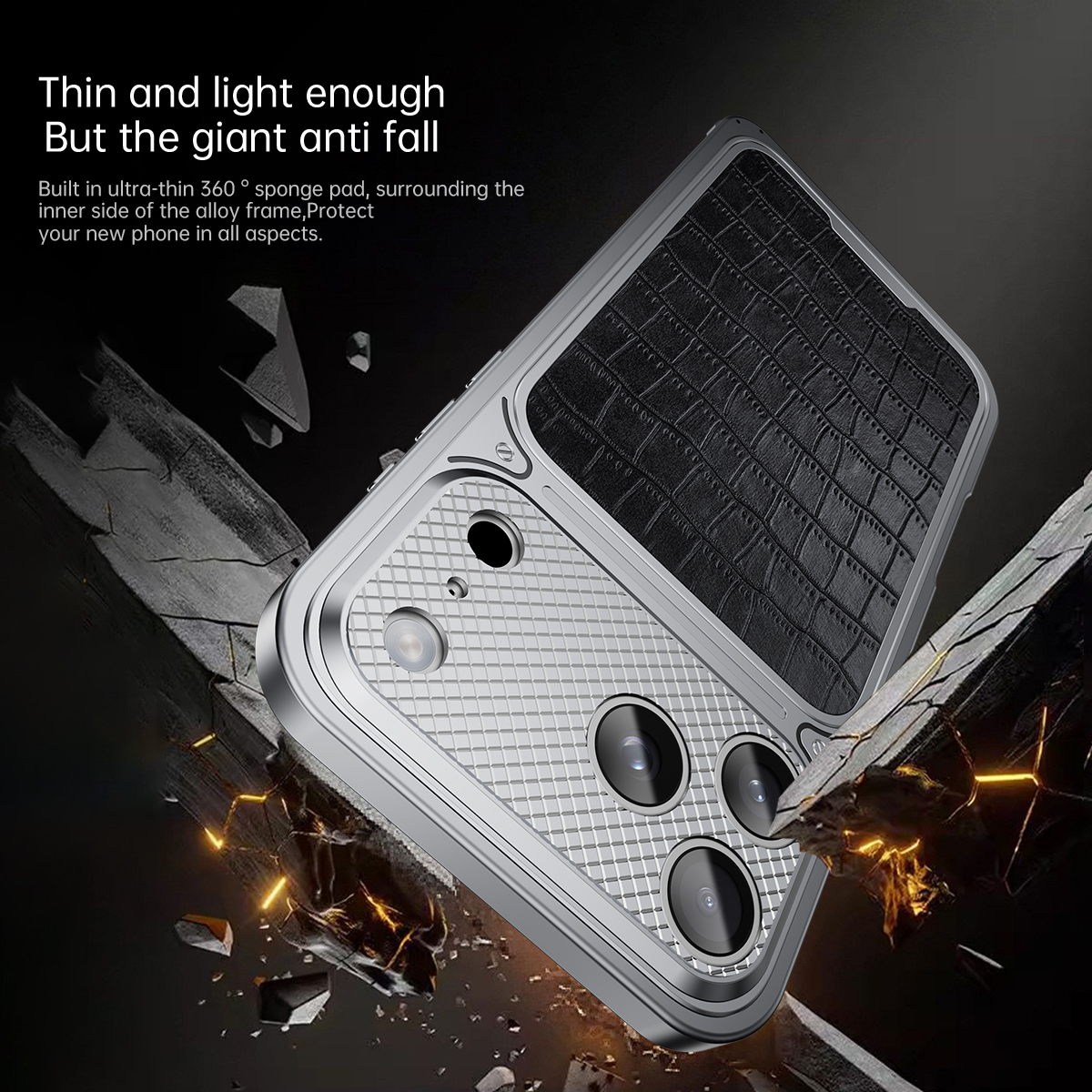 High End Crocodile Leather Pat - Metal Photo Panel review and price