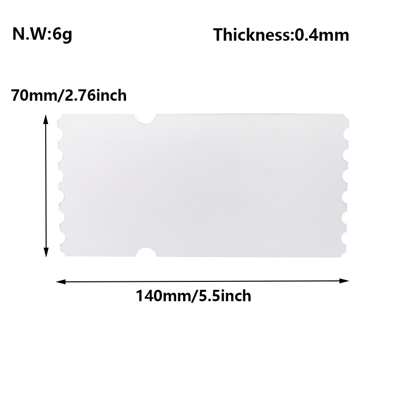 Blank Sublimation Invitation L - Puzzle Blank White review and price