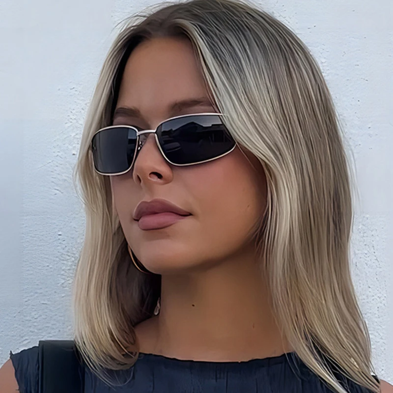 Women's y2k Sunglasses Stylish - Metal Photo Panel review and price