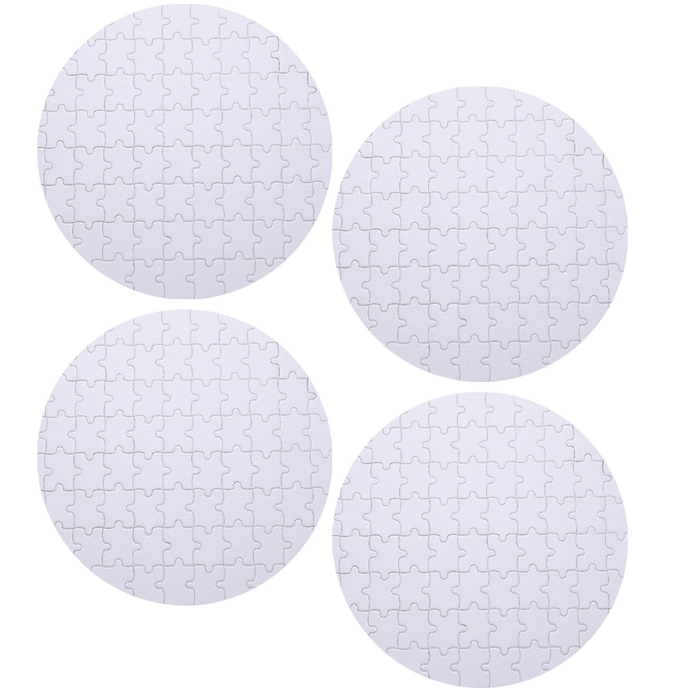 4Pcs Blank Sublimation Puzzles - Puzzle Blank White review and price