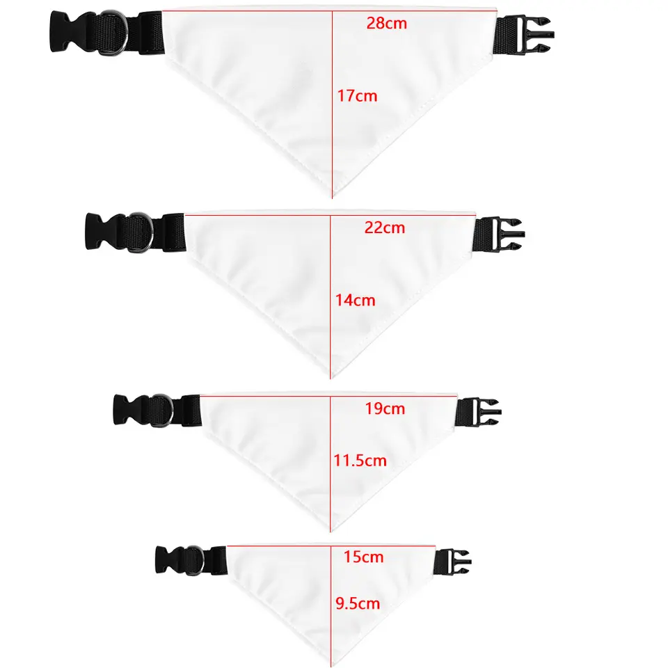 Sublimation White Blank Dog Pe - Bandana Blank White review and price