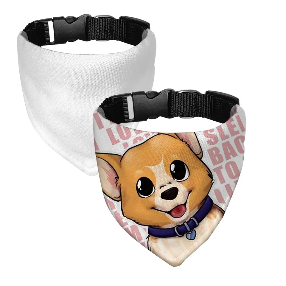 Sublimation White Blank Dog Pe - Bandana Blank White review and price