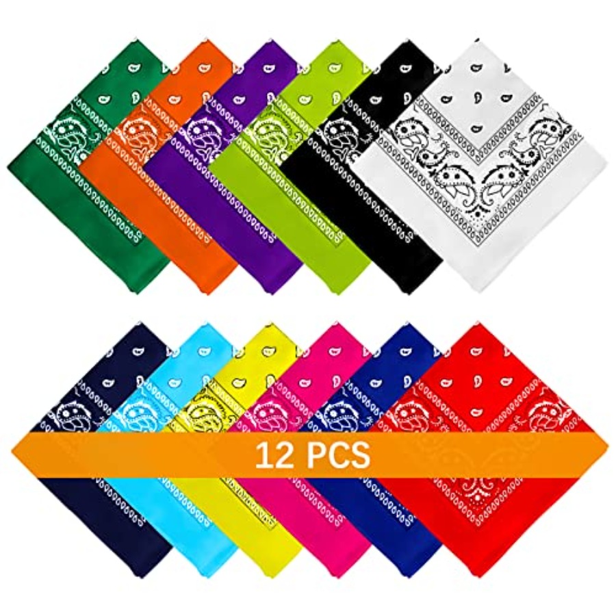 12- Bandanas for Men Women Pai - Bandana Blank White review and price