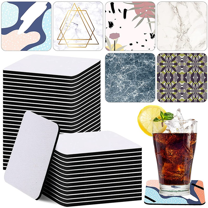 35 Pieces Square Sublimation C - Coaster Sublimation Blank review and price