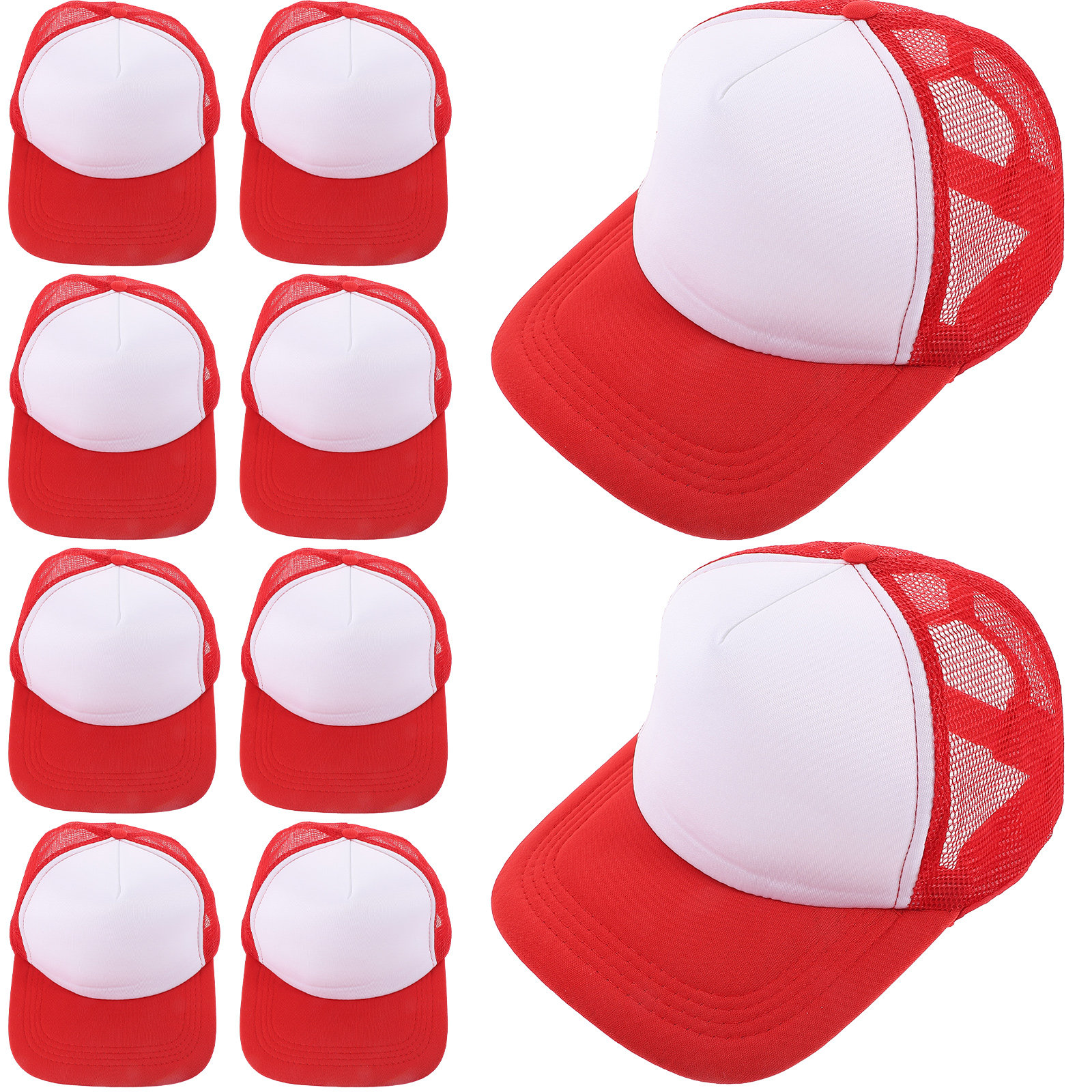 10Pcs Blank Mesh Baseball Hat  - Hat Sublimation Blank review and price