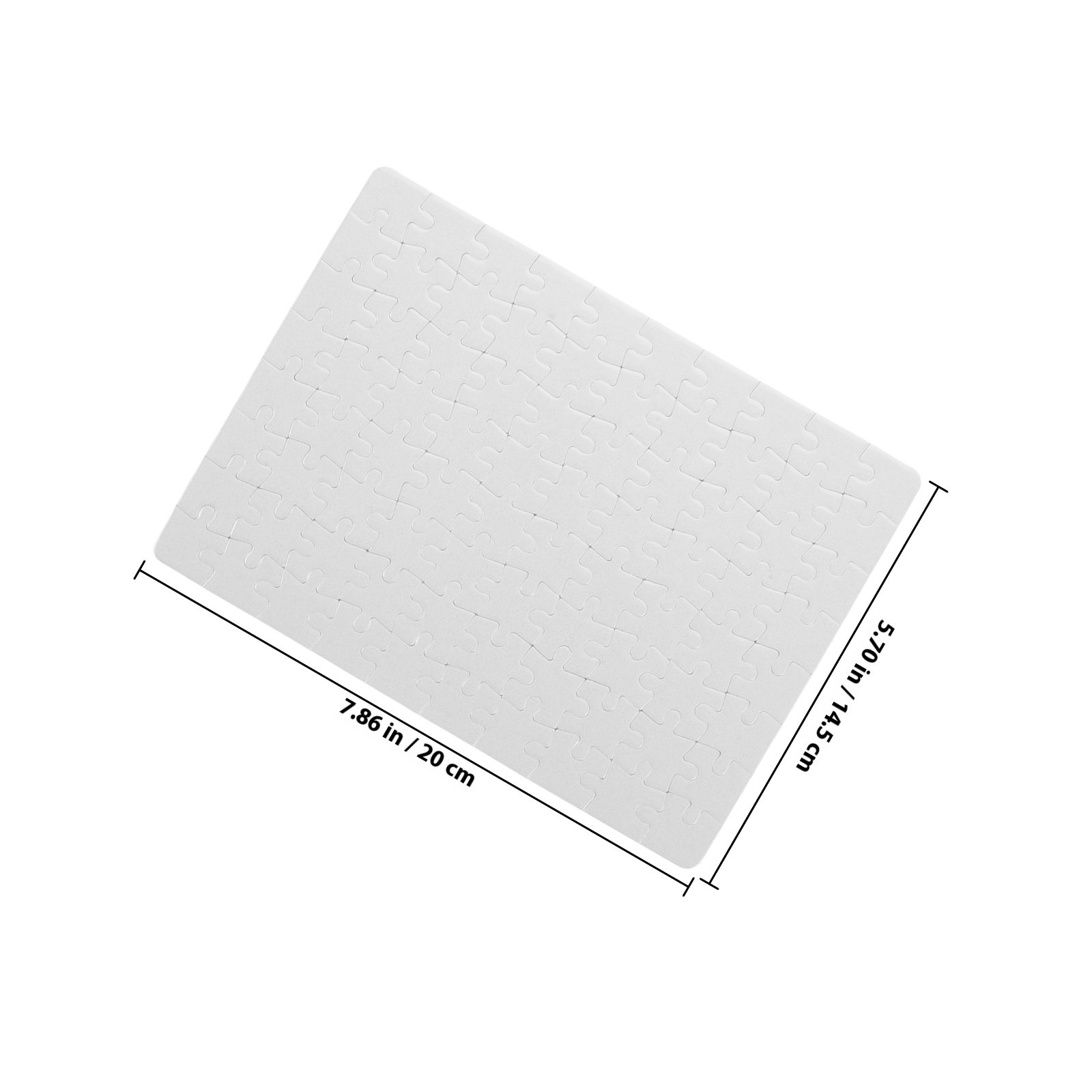 4 Sheets Blank Jigsaw Puzzle B - Puzzle Blank White review and price