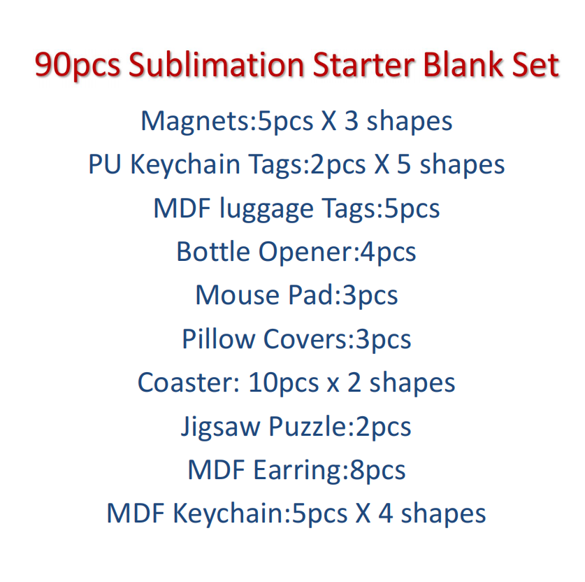 90pcs  Sublimation Blank Start - Coaster Sublimation Blank review and price
