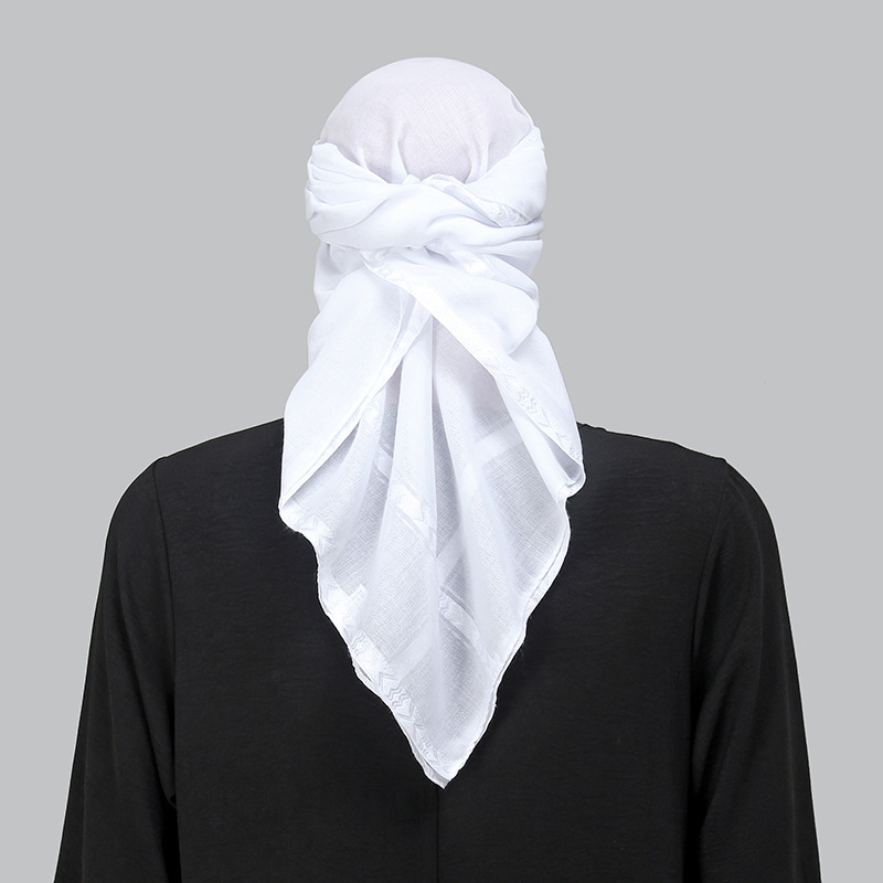 Wholesale 3pcs Set Ethnic Scar - Bandana Blank White review and price