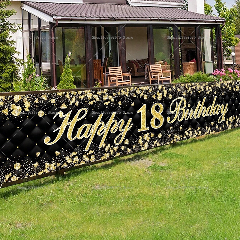 Happy 18th Birthday Banner Dec - Yard Sign Blank review and price