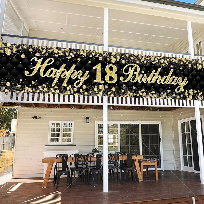 Happy 18th Birthday Banner Dec - Yard Sign Blank review and price