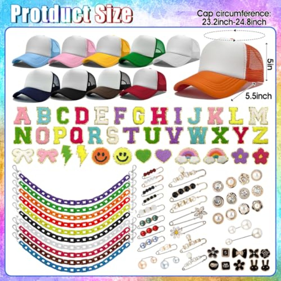 10 Pack Blank Trucker Hats DIY - Hat Sublimation Blank review and price