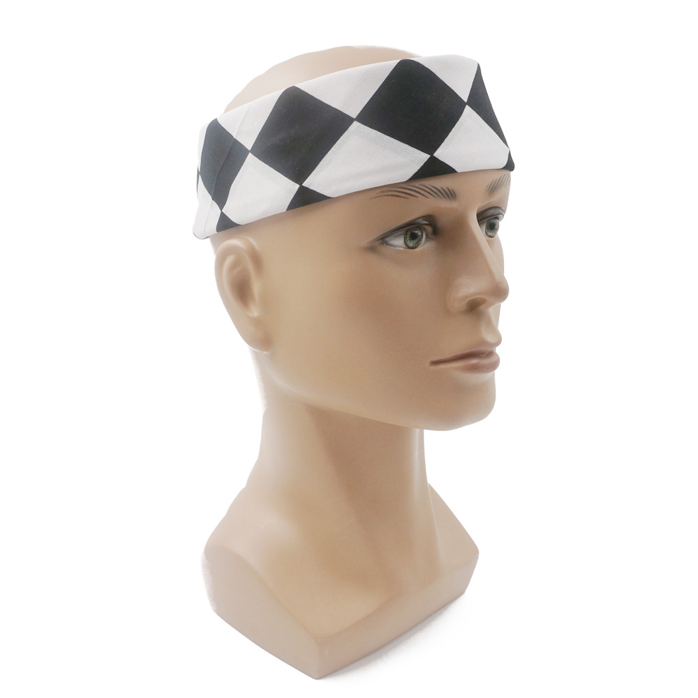 Bandana Checkered Flag Auto Ra - Bandana Blank White review and price