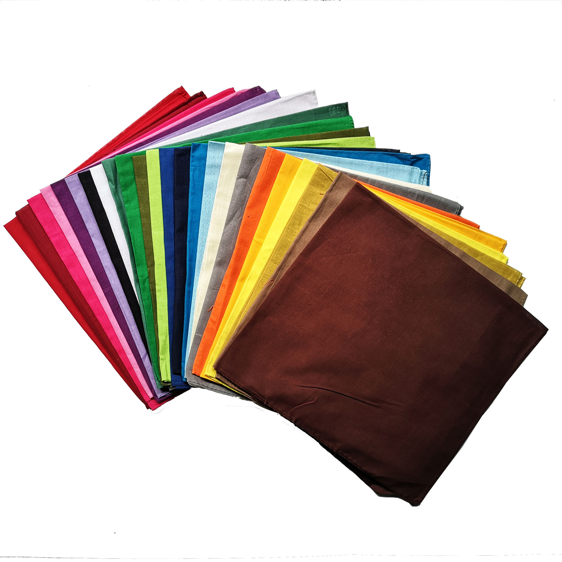 100%Cotton Cotton solid color  - Bandana Blank White review and price