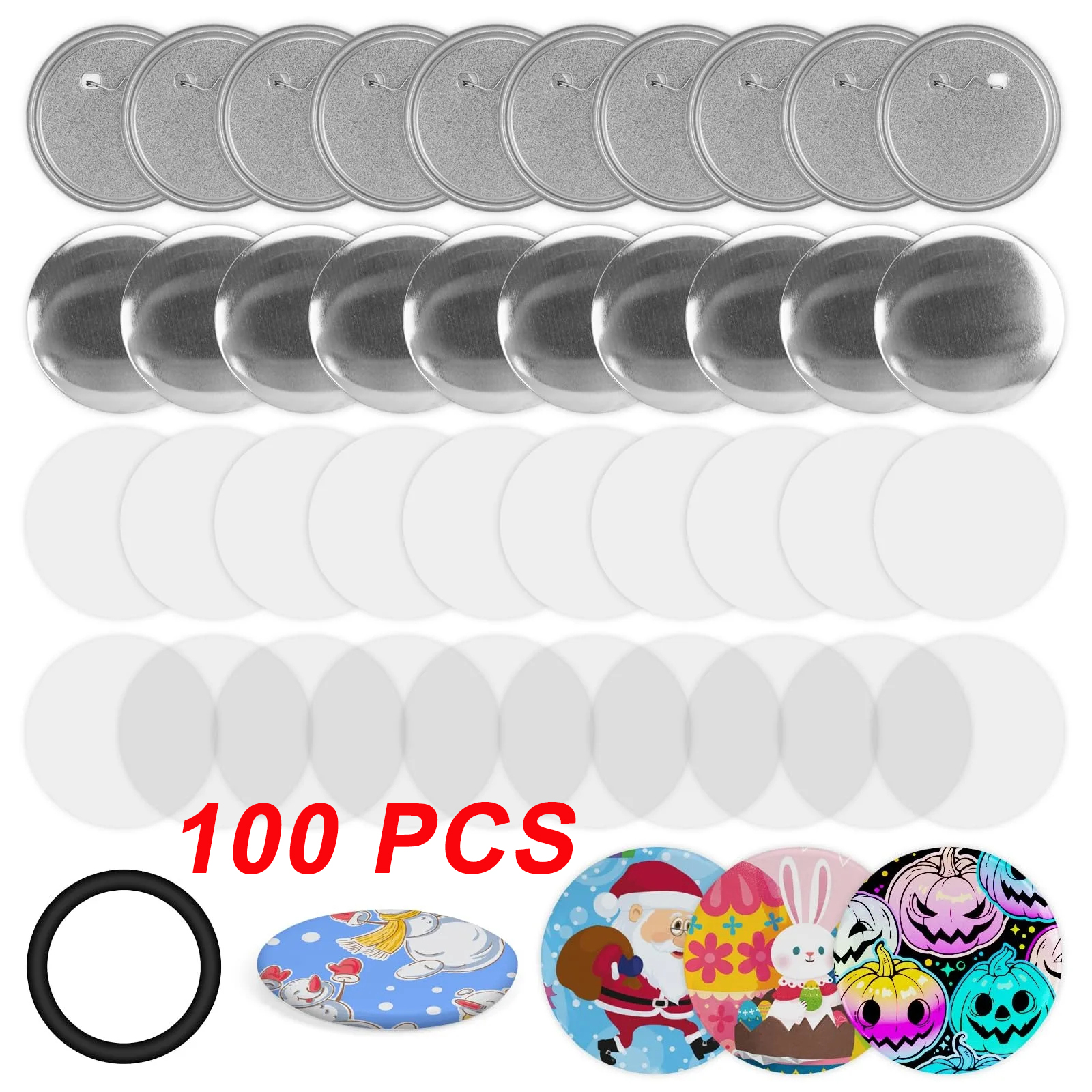 100PCS Blank Button Making Sup - Button Badge Blank review and price