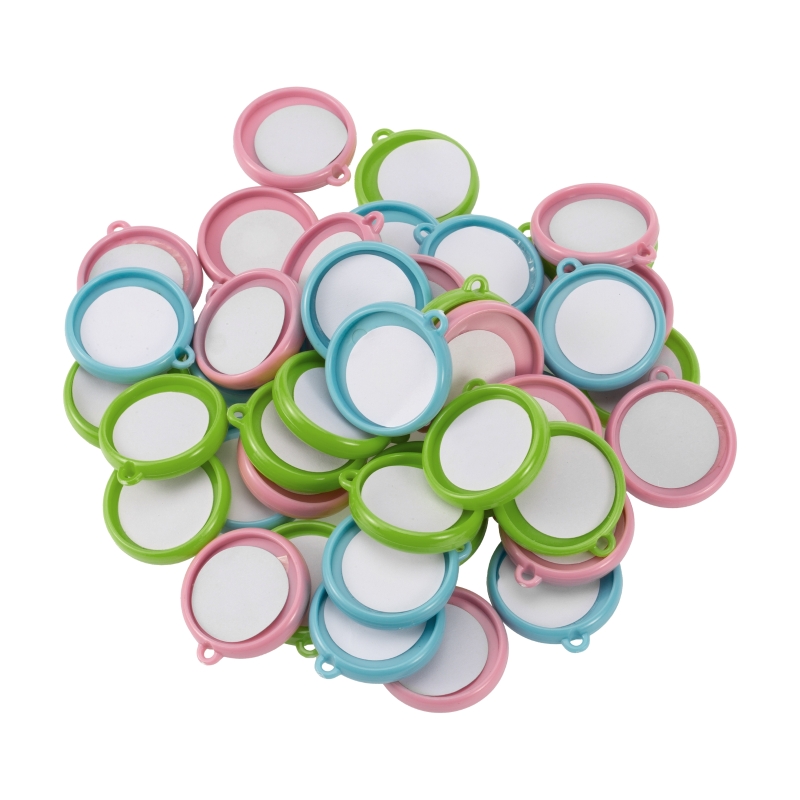 50pcs/Set 32mm Double-side Key - Button Badge Blank review and price