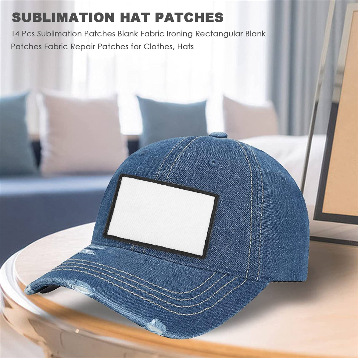 ABVA-14 Pcs Sublimation Patche - Hat Sublimation Blank review and price