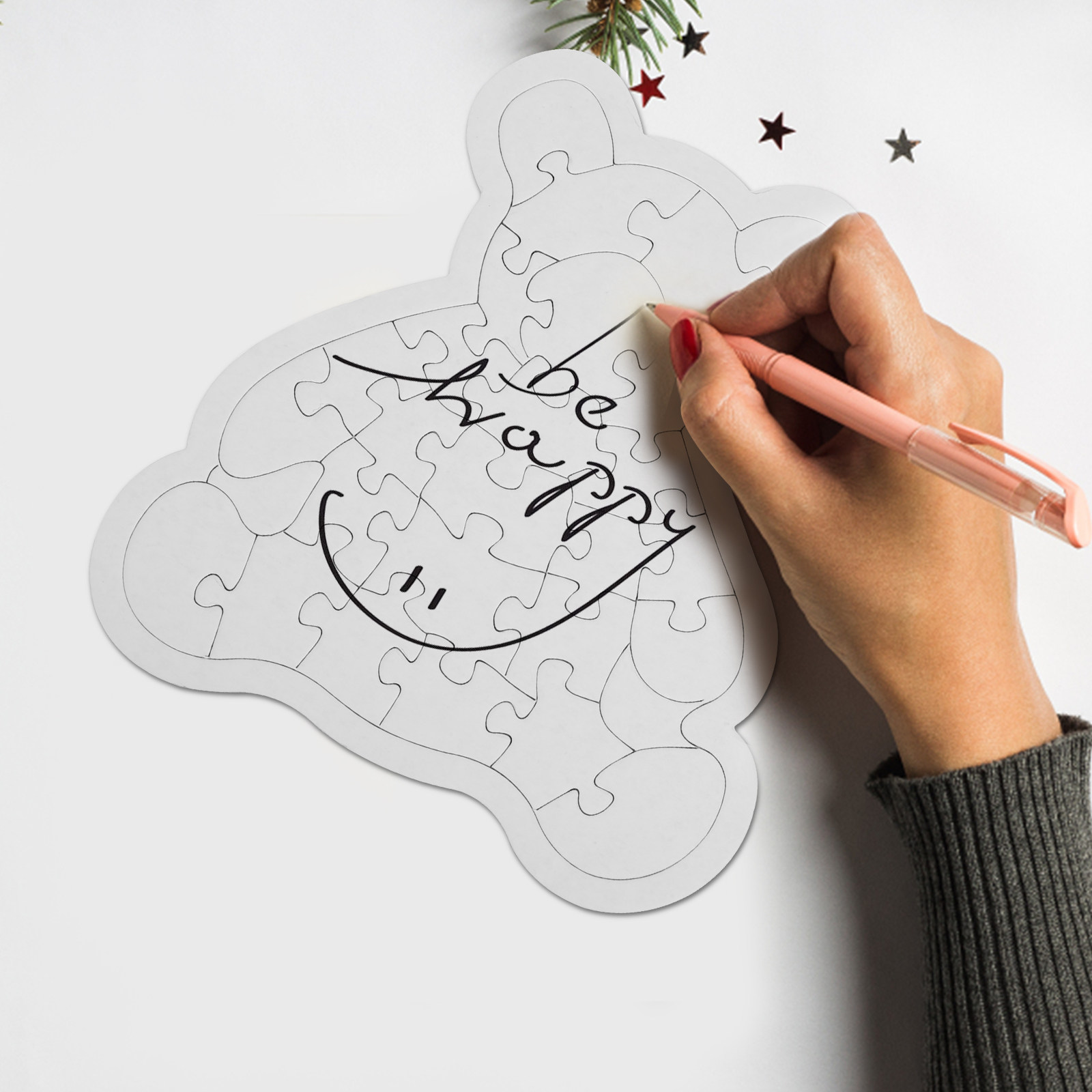 5Pcs White Blank Jigsaw Puzzle - Puzzle Blank White review and price