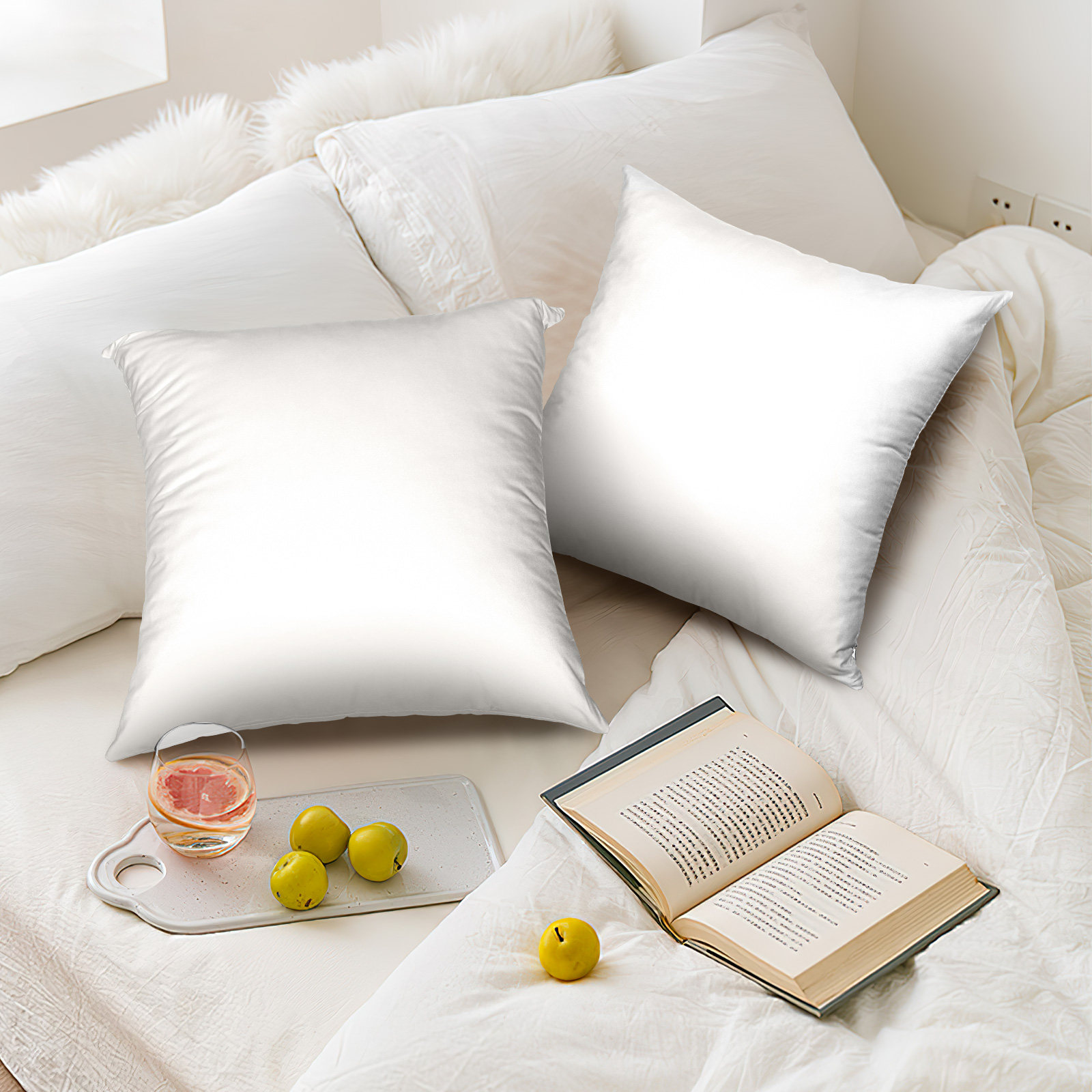 4Pcs White Sublimation Pillowc - Pillow Cover Sublimation review and price