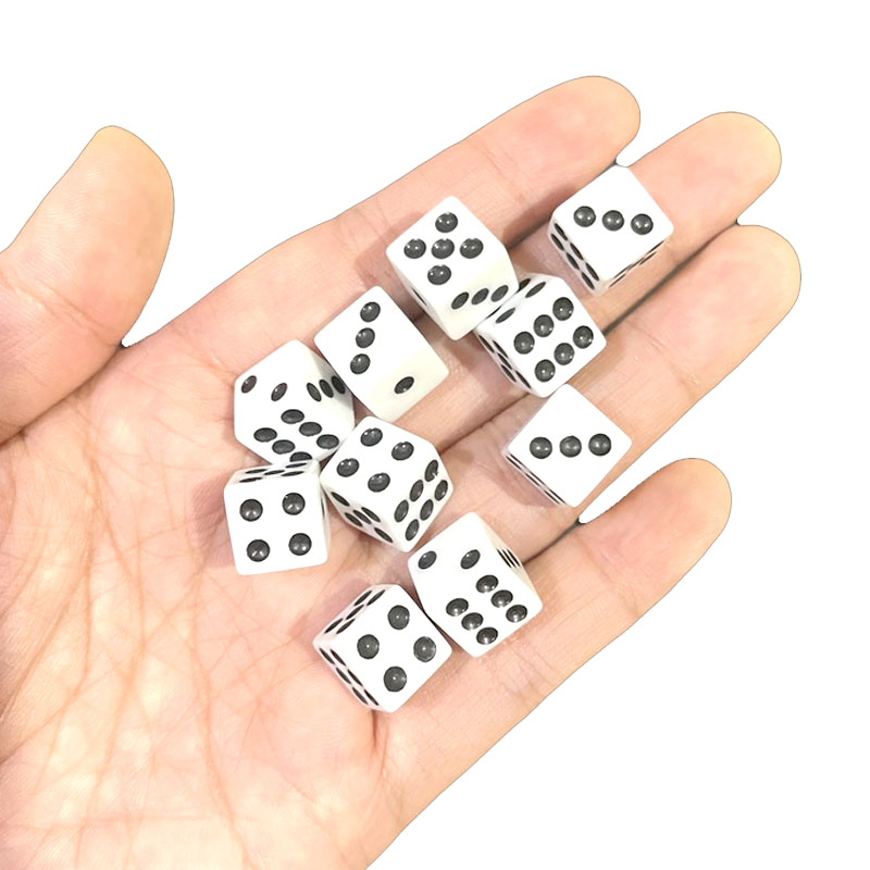 Wholesale 1000pcs Dots Dice 10 - Puzzle Blank White review and price