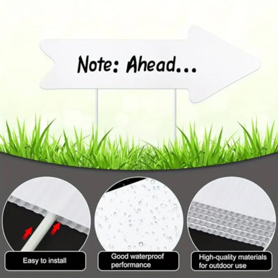 Blank-Arrow-Signs with Stakes  - Yard Sign Blank review and price