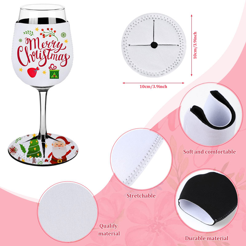 5/10Pcs Sublimation Wine Bottl - Coaster Sublimation Blank review and price