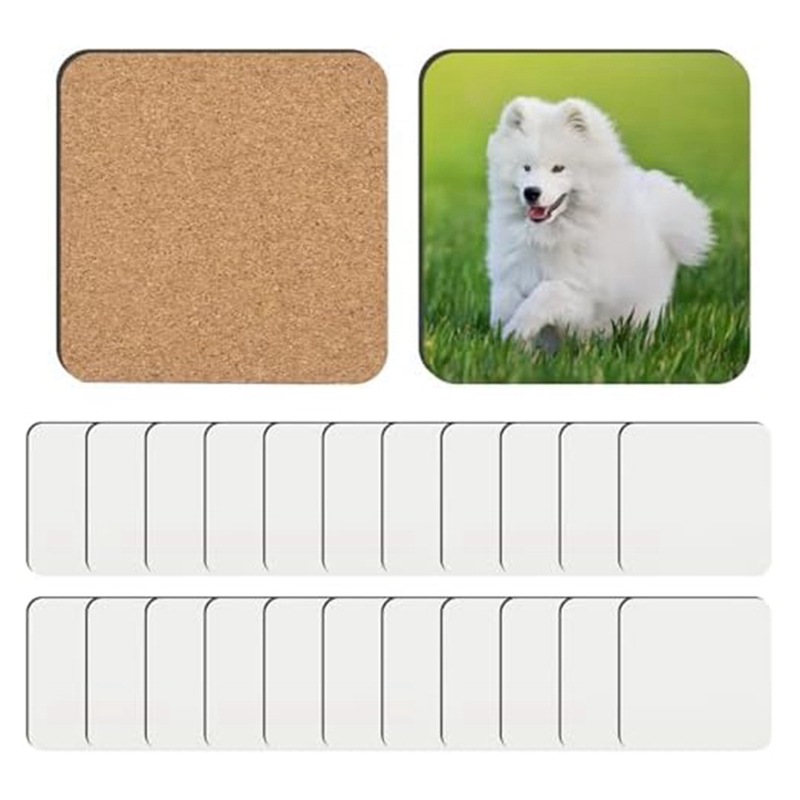 24 PCS Sublimation Coasters Bl - Coaster Sublimation Blank review and price