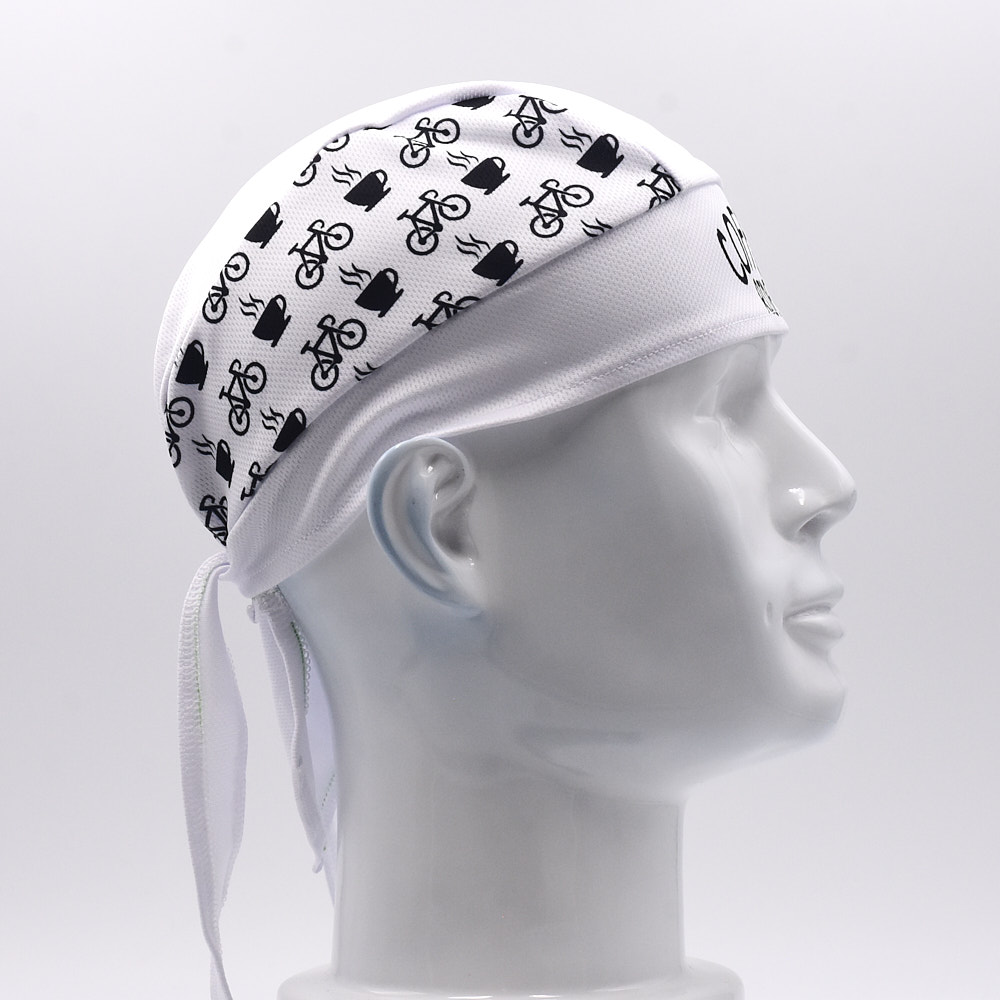 Classic Men White Cycling Cap  - Bandana Blank White review and price