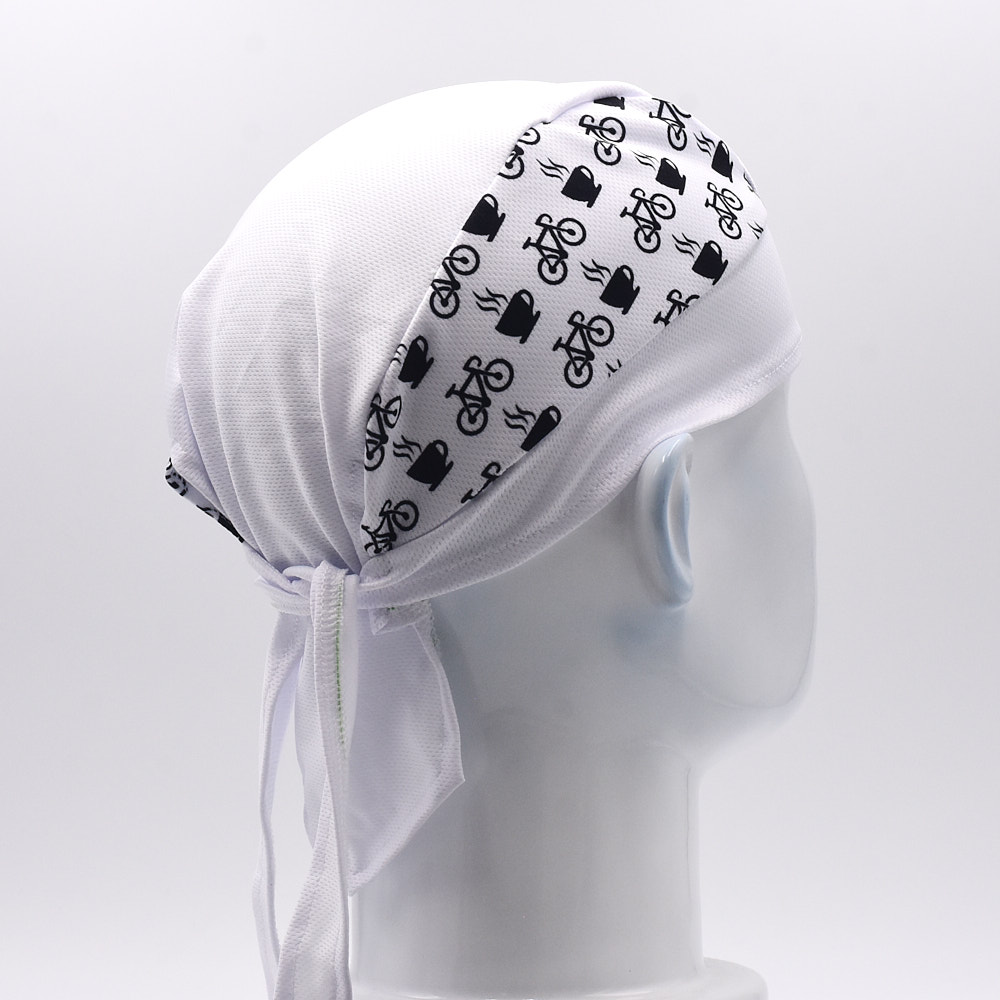 Classic Men White Cycling Cap  - Bandana Blank White review and price