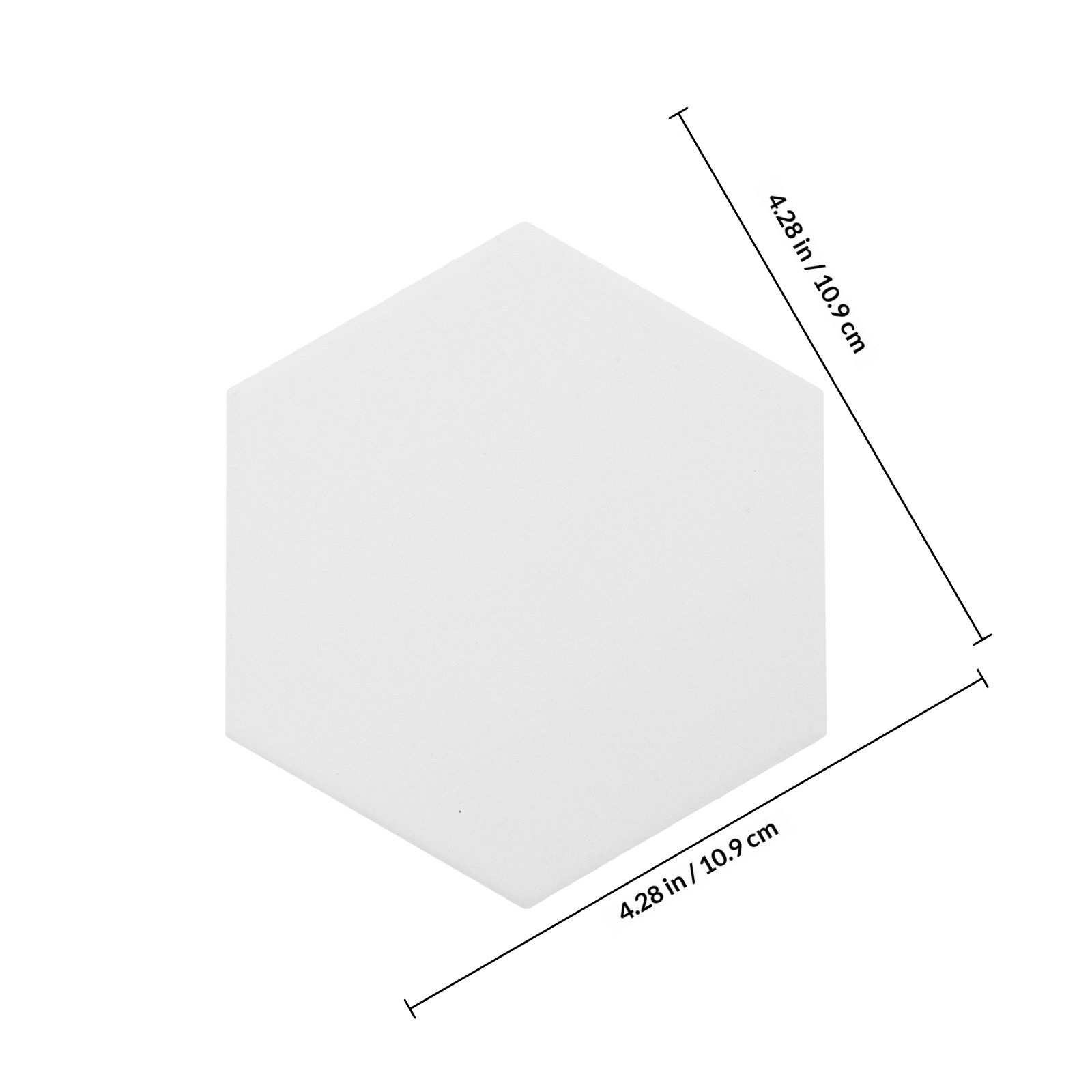 10Set White Hexagonal Ceramic  - Coaster Sublimation Blank review and price