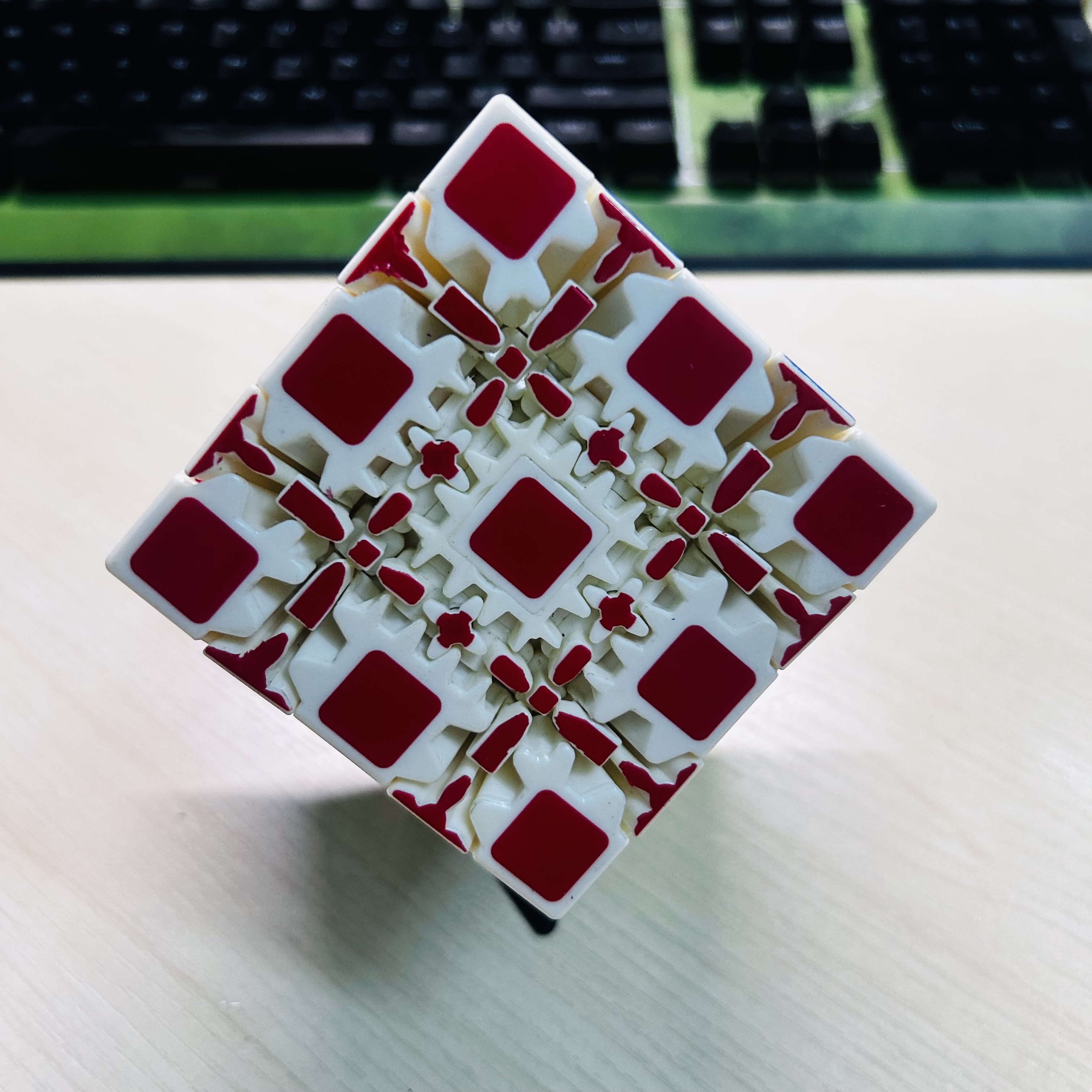 Collection Cube 5x5 Gear Cube  - Puzzle Blank White review and price