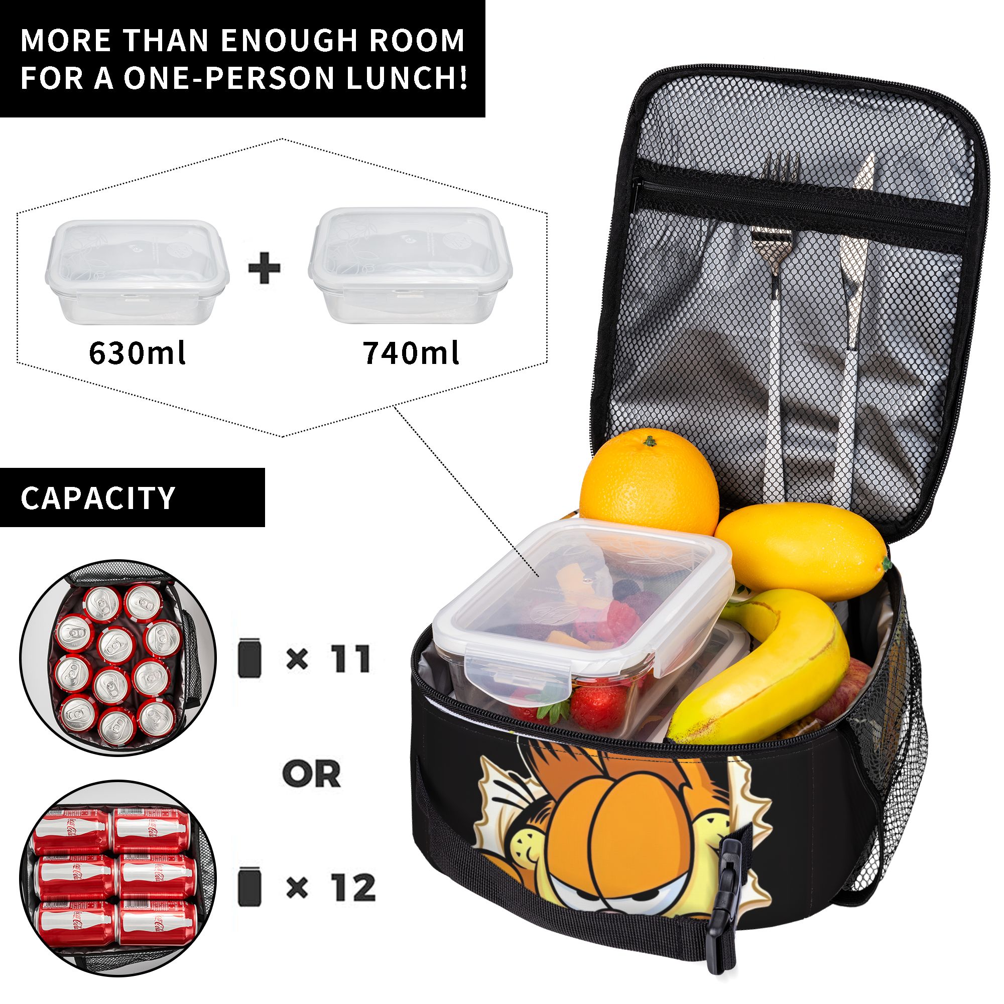 Garfielded Insulated Lunch Bag - Tote Bag Sublimation review and price