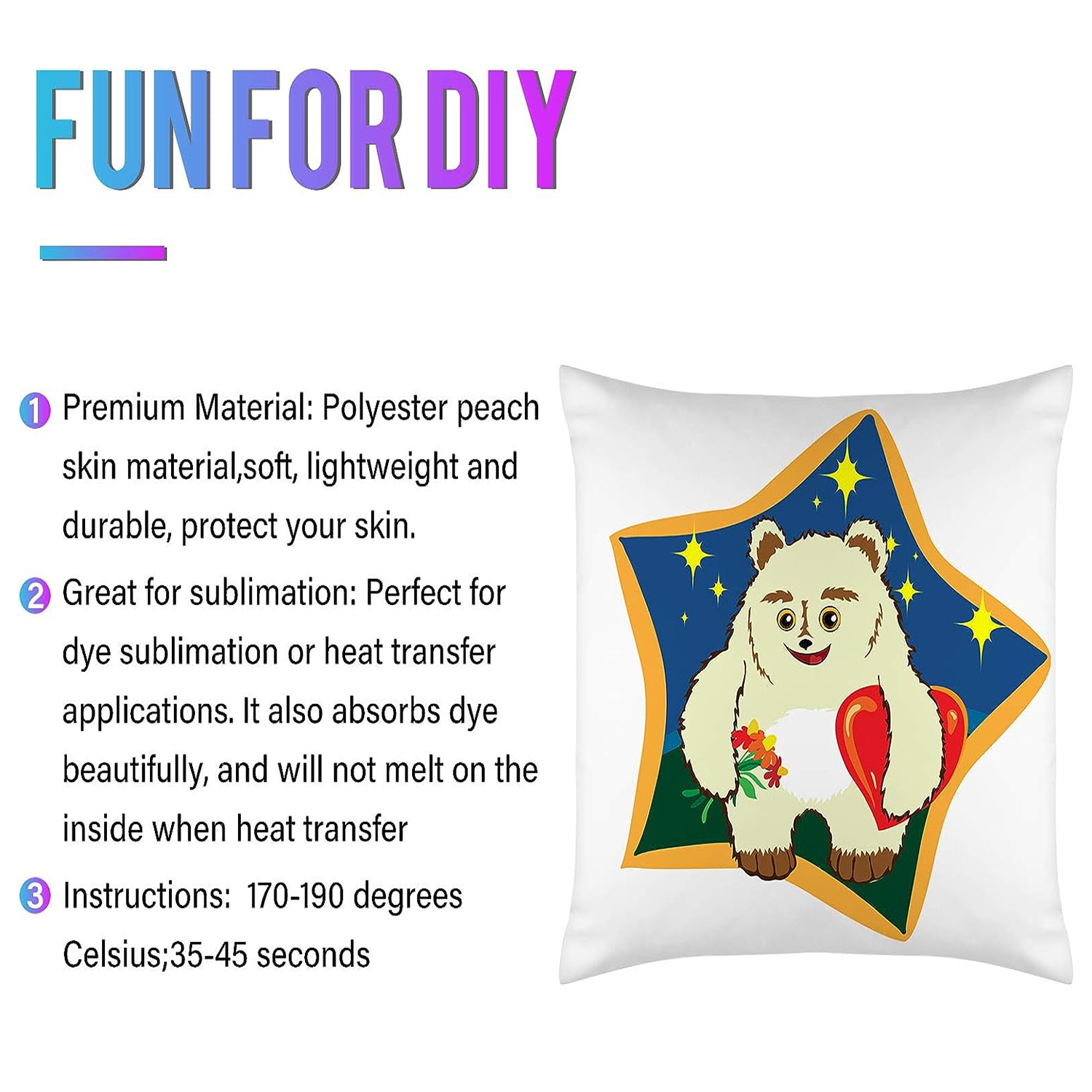 4Pcs Sublimation Blanks Throw  - Pillow Cover Sublimation review and price