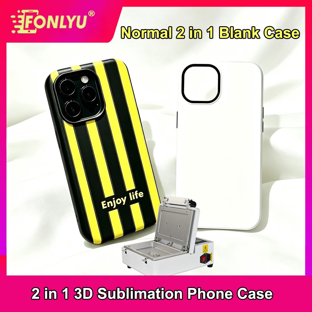 FONLYU 10pc 2 in 1 Blank Phone - Phone Case Blank Print review and price