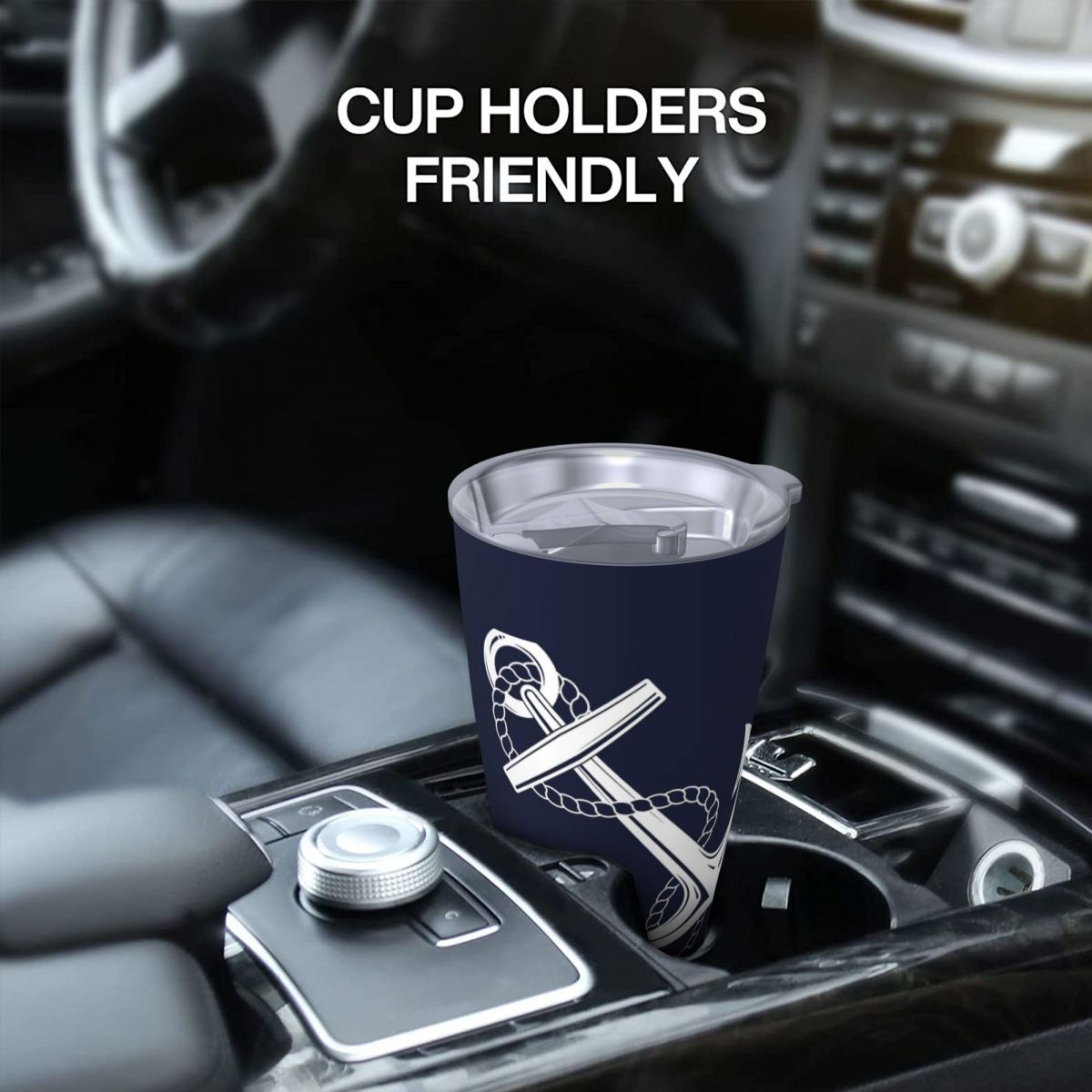 Anchor Nautical White & Navy S - Tumbler 20Oz White review and price